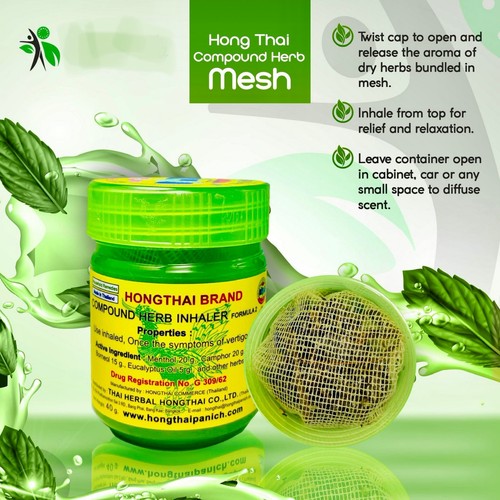 Natural herbal inhaler