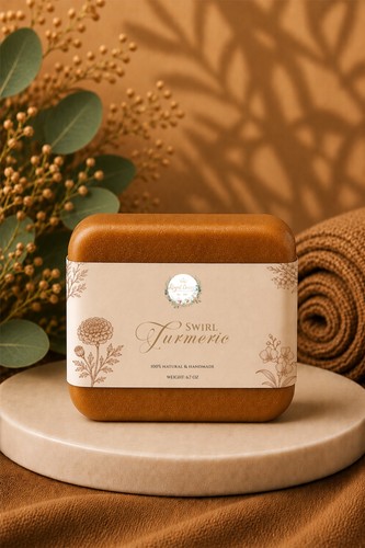 Turmeric herbal soap - bar, 6.7