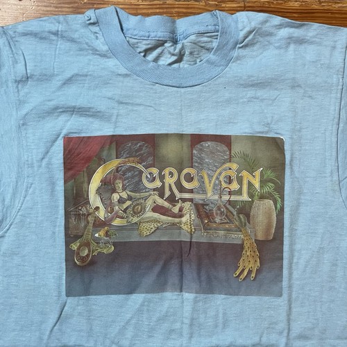 Vintage 70s caravan shirt band - caravan,