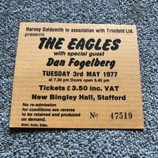 The Eagles ticket  Bingley
