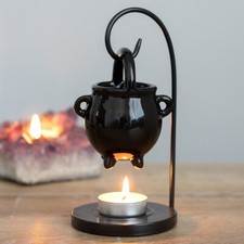 Black hanging cauldron oil - black,
