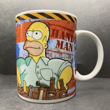 The Simpsons 2009 Homer Danger Man at Work Handy Man ceramic mug Kinnerton