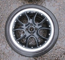 17" MINI Web Spoke (Black) R98 Alloy Wheel R56 R57 R58 R52 R53 - 6787710 #FP