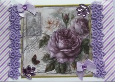 Lilac Rose Flower Blooms -