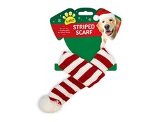 Christmas Pet Stripe Scarf –