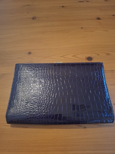 Purple faux leather - , croc