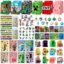 177 Pcs Minecraft Party Favors