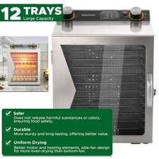 12 Tray Food Dehydrator with