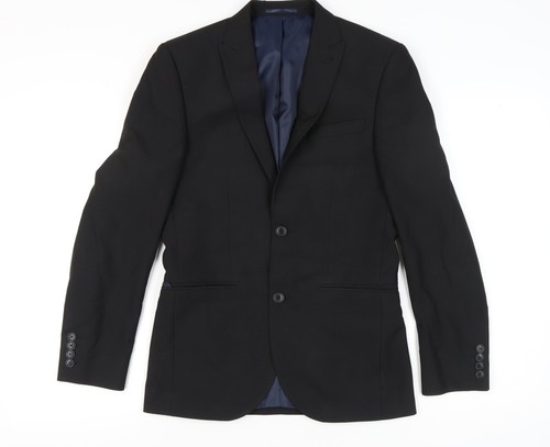 Next men black blazer 36r - black,