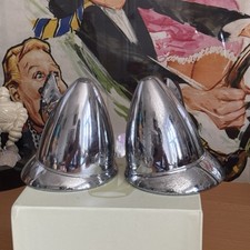 Walpres Chrome Classic Car Bullet Style Side / Wing Mirrors.   1960’s Used Pair