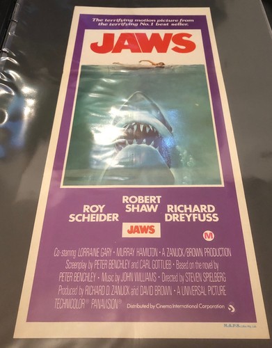 Jaws original daybill movie - jaws,