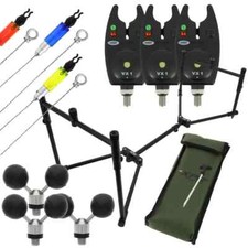 NGT Carp Fishing Complete 3 Rod Pod Setup With Bite Alarms + Indicators & Rests