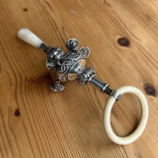 Solid Silver Child’s Rattle