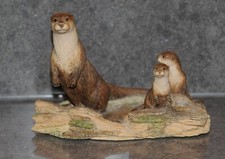 Border Fine Arts Resin Otters