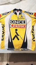 Vintage Cycling Giant ONCE Eroski Jersey 55cm from armpit to armpit. 