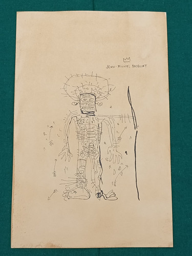 Jean michel basquiat - jean, drawing