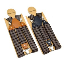 Adult Men's 3 Clips Suspenders