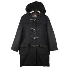 Gloverall Womens Black Wool Duffle Coat Size UK 14