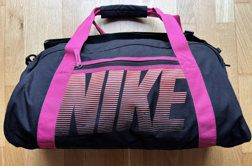 Nike duffel gym bag black - nike, pink