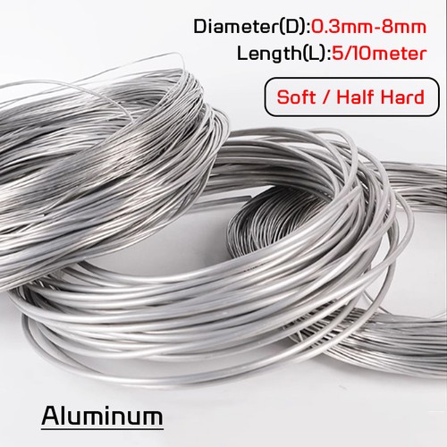 3mm 8mm round aluminium wire - aluminium,