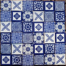 36 AUTHENTIC MEXICAN TILES
