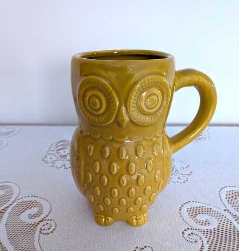 Ceramic pottery owl themed - themed, mug