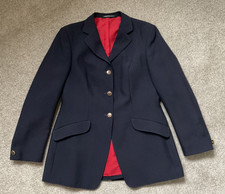 EURO-STAR ladies blue classic show jacket size 12-14 pit to pit is 20 inches