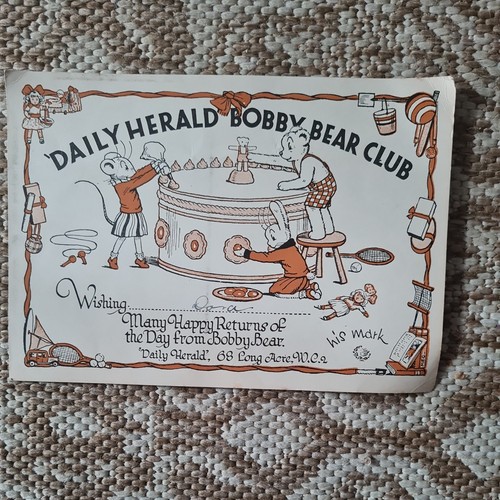 1950s daily herald bobby - daily, bear