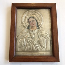 Antique White Metal & Hand