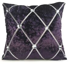 Large Crush Velvet Diamante