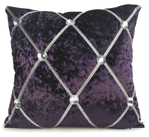 Large crush velvet - crush, diamante