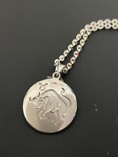 Platinum-plated Sterling Silver 925 Horoscope Necklace with Pendant 