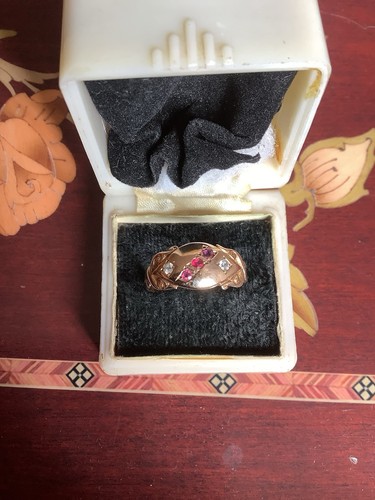 Antique 9ct gold - antique, gypsy