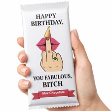 Funny Rude Birthday Chocolate