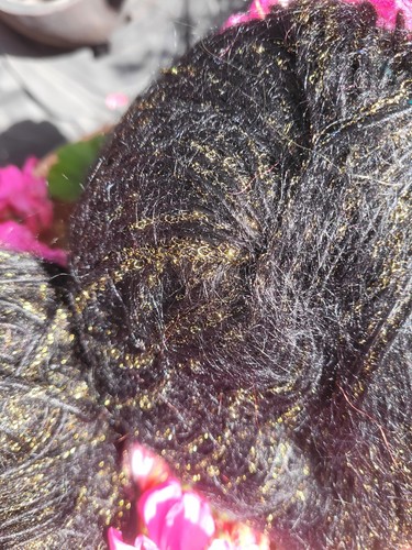 Fuzzy thick sweater - , with