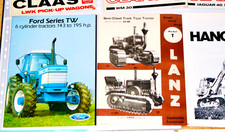 47 x VINTAGE TRACTOR  COMBINES  & MACHINERY BROCHURES - EXCELLENT CONDITION 