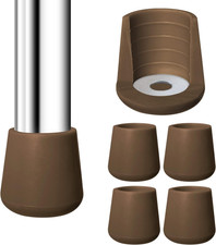 4 Rubber Chair Leg Caps 7/8