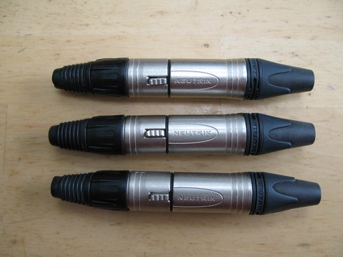 Neutrik pin xlr connectors - neutrik, 3