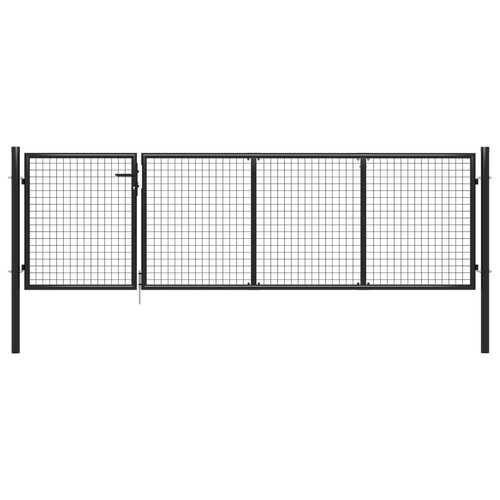 Mesh garden gate galvanised - garden,