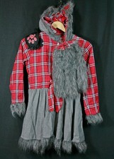 Girls Spirit Halloween Charming Wolf Costume L 12-14