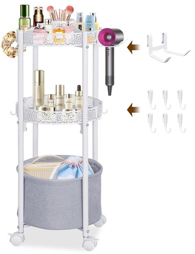 Nauwabarn tier round makeup - 3-tier,