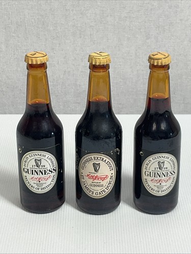 Miniature guinness bottles - 3,