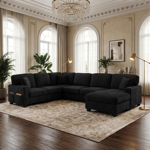 Oversized seater corduroy - oversized, 6-seater