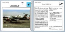 Cessna Model 310 - Transport - Warplanes Collectors Club Card