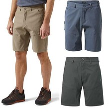 Craghoppers Mens Kiwi Pro Walking Shorts Stretch Zipped Pockets Walking Casual