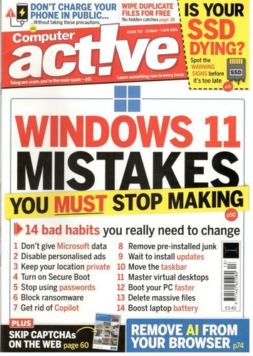 Computer active magazine - computer, issue