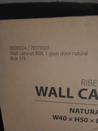 Wall mounted cabinet natural - cabinet,