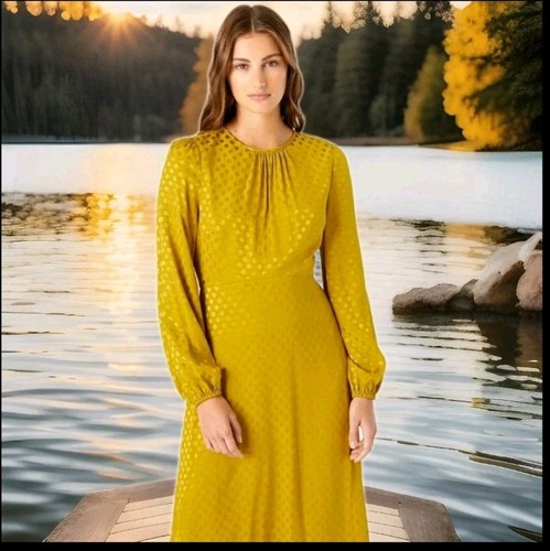 Size mustard jacquard - 10,
