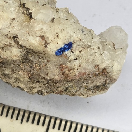 Azurite pyromorphite on - azurite,