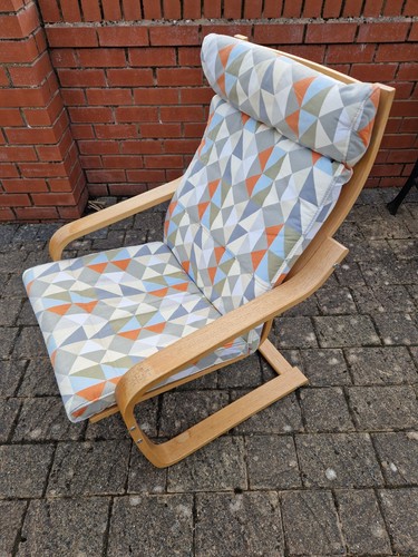 Ikea poang chair - ikea, wooden